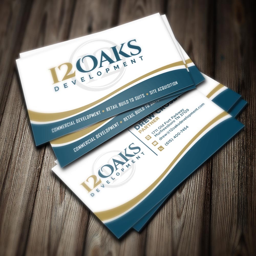 12 Oaks Development logo design by scriotx