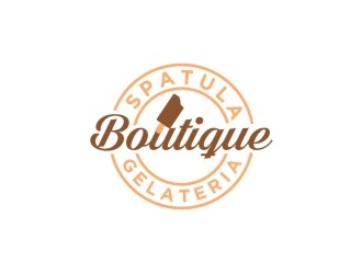 Spatula Boutique Gelateria logo design by bricton