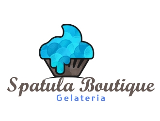 Spatula Boutique Gelateria logo design by nehel