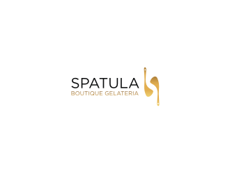 Spatula Boutique Gelateria logo design by mbamboex