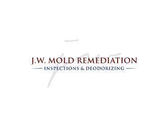 J.W. Mold Remediation, Inspections & Deodorizing logo design by ndaru