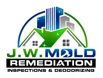 J.W. Mold Remediation, Inspections & Deodorizing logo design by THOR_
