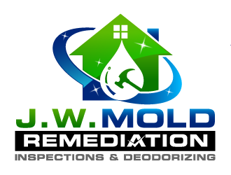 J.W. Mold Remediation, Inspections & Deodorizing logo design by THOR_
