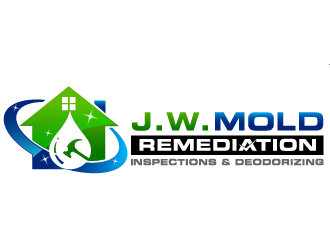 J.W. Mold Remediation, Inspections & Deodorizing logo design by THOR_