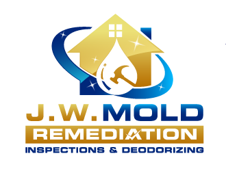 J.W. Mold Remediation, Inspections & Deodorizing logo design by THOR_