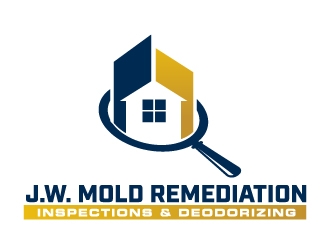 J.W. Mold Remediation, Inspections & Deodorizing logo design by jaize