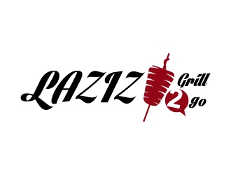 Laziz Grill To Go logo design by serdadu