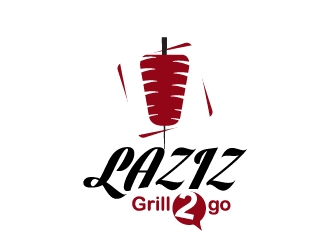 Laziz Grill To Go logo design by serdadu