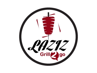 Laziz Grill To Go logo design by serdadu