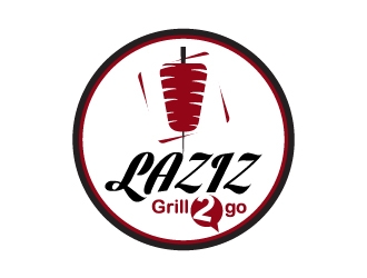 Laziz Grill To Go logo design by serdadu