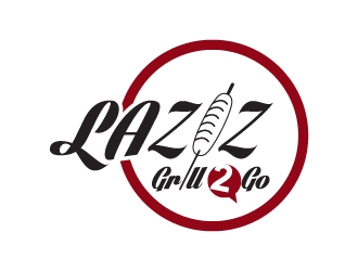 Laziz Grill To Go logo design by serdadu