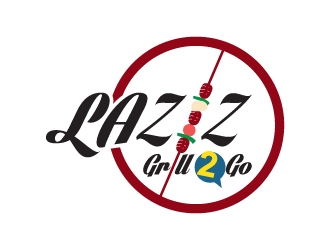 Laziz Grill To Go logo design by serdadu