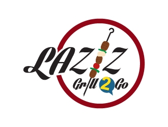 Laziz Grill To Go logo design by serdadu
