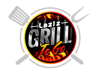 Laziz Grill To Go logo design by prodesign