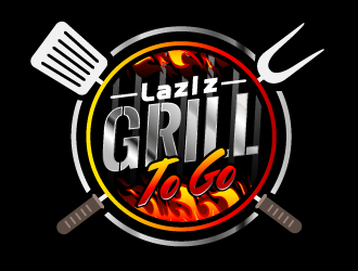 Laziz Grill To Go logo design by prodesign