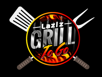 Laziz Grill To Go logo design by prodesign