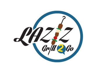 Laziz Grill To Go logo design by serdadu