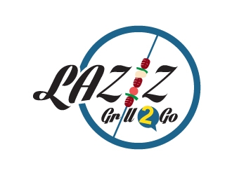 Laziz Grill To Go logo design by serdadu