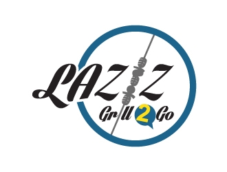 Laziz Grill To Go logo design by serdadu