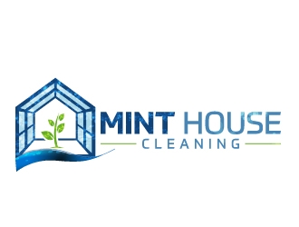 Mint House Cleaning logo design by nehel