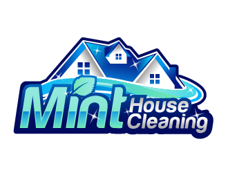 Mint House Cleaning logo design by THOR_