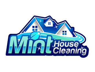 Mint House Cleaning logo design by THOR_