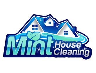 Mint House Cleaning logo design by THOR_