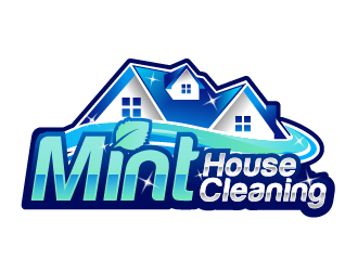 Mint House Cleaning logo design by THOR_