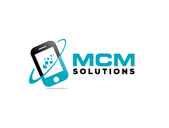 MCM Solutions logo design by pencilhand