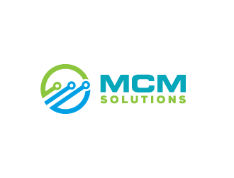 MCM Solutions logo design by pencilhand