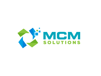 MCM Solutions logo design by pencilhand