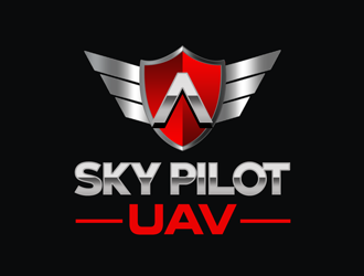 Sky Pilot UAS logo design by kunejo