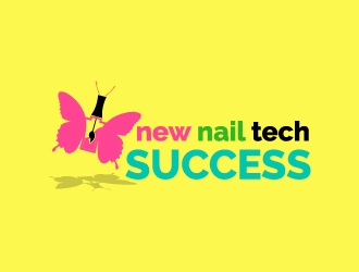 new nail tech successs  logo design by JJlcool