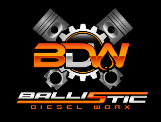Ballistic Diesel Worx logo design by THOR_