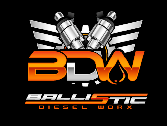 Ballistic Diesel Worx logo design by THOR_