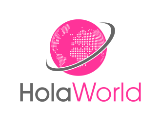 Hola World logo design by IrvanB