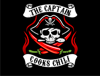 The Captain Cooks Chili logo design by haze