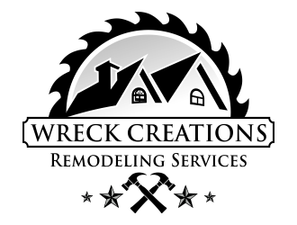 Wreck Creations Remodeling Services logo design by ROSHTEIN