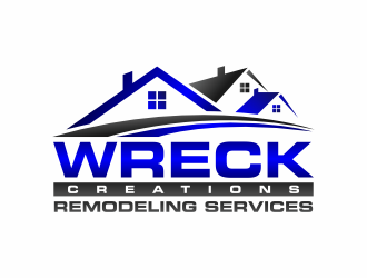 Wreck Creations Remodeling Services logo design by ubai popi