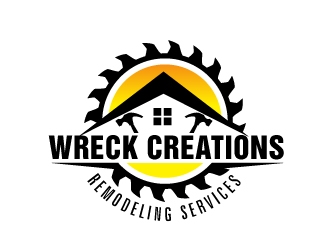 Wreck Creations Remodeling Services logo design by Xeon