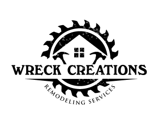 Wreck Creations Remodeling Services logo design by Xeon