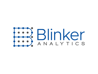 Blinker Analytics logo design by lexipej