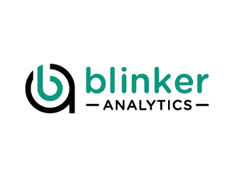 Blinker Analytics logo design by akilis13