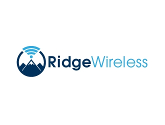 Ridge Wireless logo design by nexgen