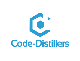 Code-Distillers logo design by kunejo