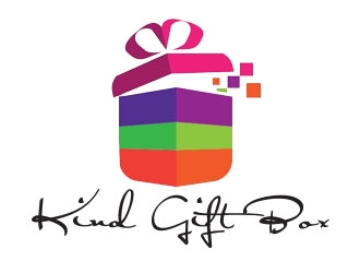 Kind Gift Box logo design by emyjeckson