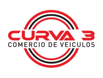 Curva 3 - Comercio de Veiculos logo design by emyjeckson