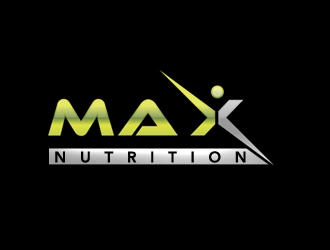 MAX NUTRITION logo design by samueljho