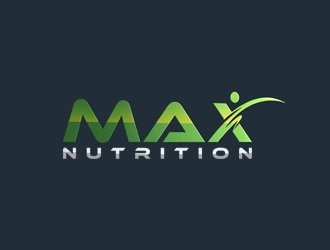 MAX NUTRITION logo design by samueljho