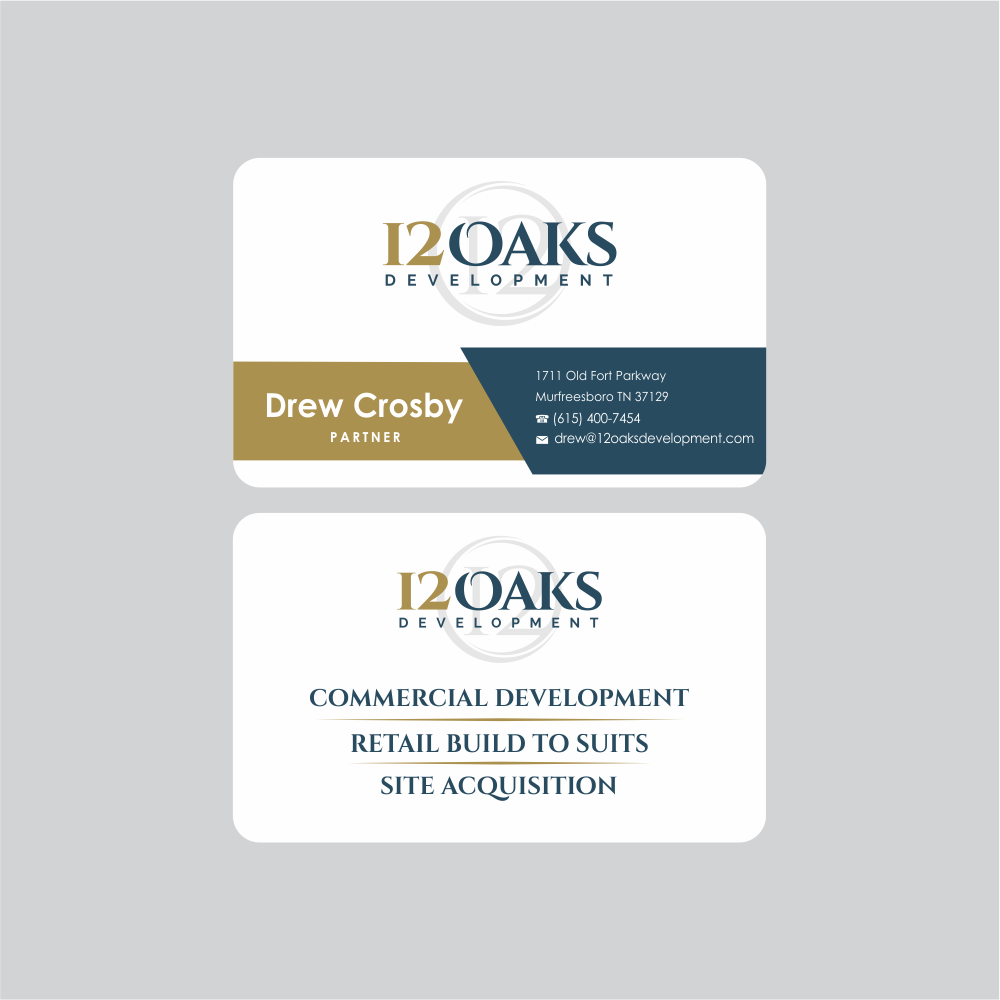 12 Oaks Development logo design by Girly